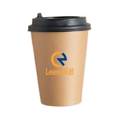 Biodegradable Single Wall Paper Cups For Takeaway Hot Cold Drinks
