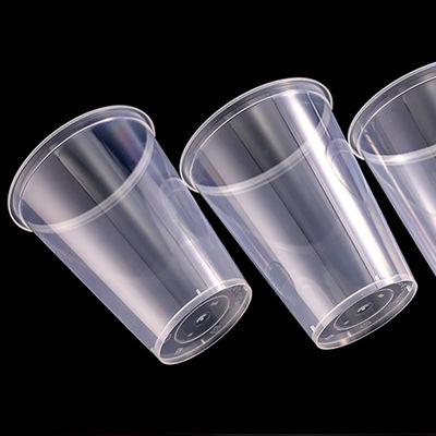 Custom Logo Disposable PP Plastic Cups Heat and Cold Resistant CMYK and Foil Printing Options
