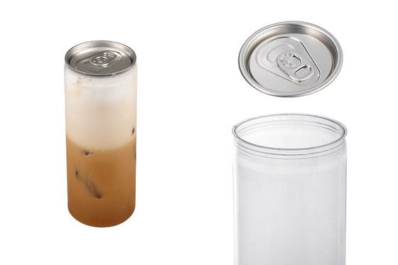 650ml 700ml PET Plastic Beverage Bottles For Milk Tea Soda Cold Coffee