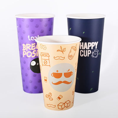 Coppe di carta a parete singola per caffè eco-compatibile per la macchina da tazze