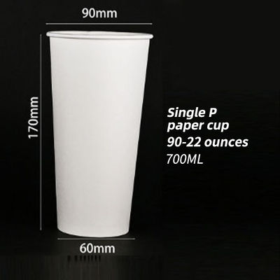 Eco Friendly Coffee Single Wall Paper Cups For Vending Cup Machine