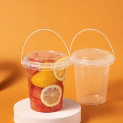 Coffee Juice PP Plastic Cups Portable With Customer'S Logo Printing