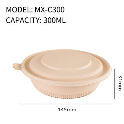 Natural Color Bio Degradable Food Packaging OEM Service For Salad Noodle