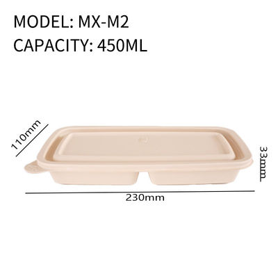 1.5mm Thickness Bio Degradable Food Packaging With Corn Starch Lid Packaging