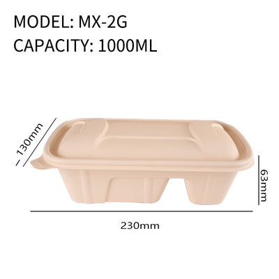 1.5mm Thickness Bio Degradable Food Packaging With Corn Starch Lid Packaging