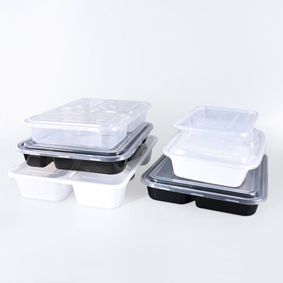 Un buon prezzo. Contenitori alimentari in plastica monouso in PP trasparente riutilizzabili e microonde in linea