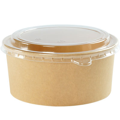 Eco Friendly Disposable Paper Food Containers Kraft With Lids