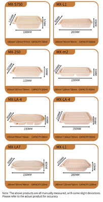 Food Grade Compostable Biodegradable Custom Packaging Biodegradable Salad Containers