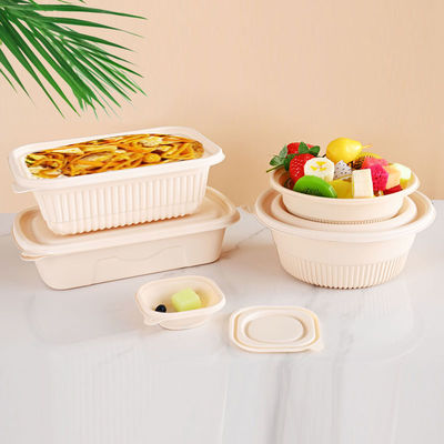 BPA Free Bio Degradable Food Packaging For Takeaway Food Packaging