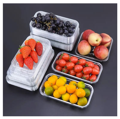 Un buon prezzo. Clamshell Contenitori di plastica usa e getta per alimenti Cassa da forno PET trasparente riciclabile in linea