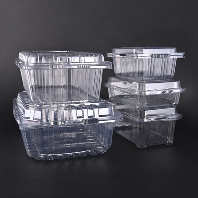 Food Grade Disposable Plastic Food Containers Recyclable Food Box For Cold Dishes