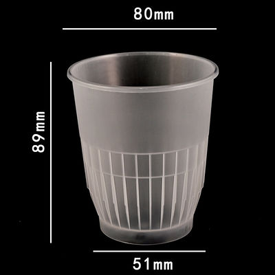 Eco Friendly Frosted PP Plastic Cups Heat Resistant Coffee Cup For Beverage Takeaway