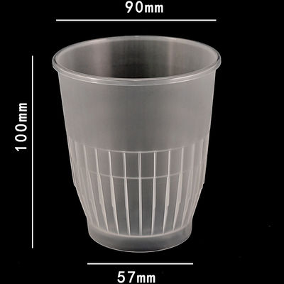 Eco Friendly Frosted PP Plastic Cups Heat Resistant Coffee Cup For Beverage Takeaway