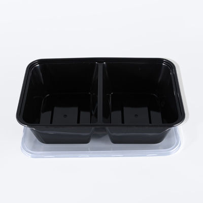 Un buon prezzo. 2 Compartimento Contenitori di plastica usa e getta contenitori di cibo usa e getta PP Lunch Box Microonde in linea