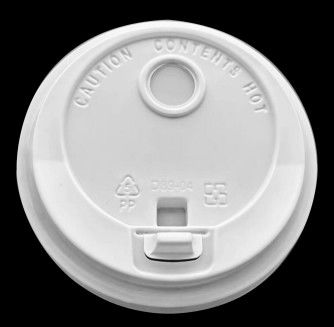 Portable Durable PP PET Cup Lid For Hot Drink Paper Beverage Cups