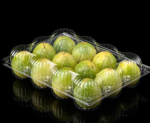 Transparent PET Clear Take Out Containers For Cake Salad Fruit Storage