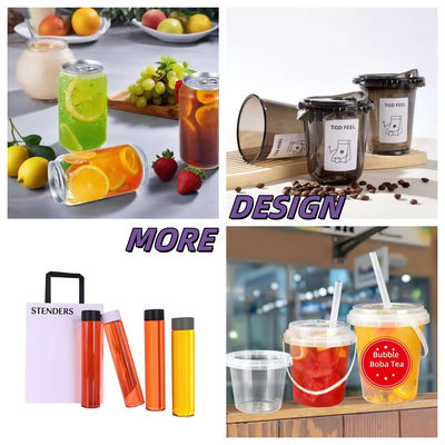 Customize Logo Disposable Biodegradable Coffee Paper Cup Double Ripple Wall Paper Cup for Hot Drinks With Lid and Sleeve