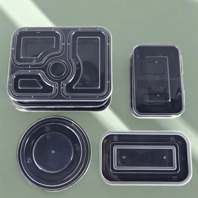 Customized ODM/OEM Plastic Box Takeaway Lunch Bento Box Plastic Microwave Disposable Plastic Food Storage Containers with Lids