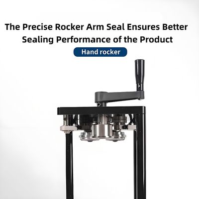 Handle Rocker PET Cans Sealing Machine for Bubble Tea Juice Soda Beer Coffee Can SeaLer With Tray