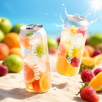 250ml 330ml 375ml 500ml Transparent PET Cans Full Open Lids Beverages Cola Coffee Soda Cream Can