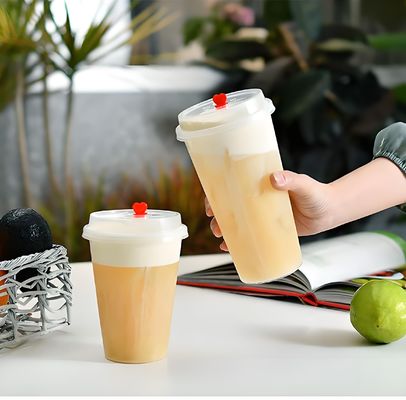 12oz 16oz 32oz Thick Plastic pp Injection Cup Transparent Custom Smoothie Milk Tea Boba Cups