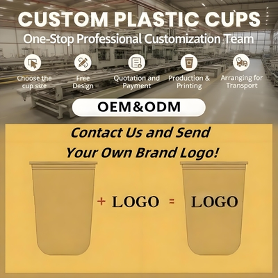 24 oz Black PP Cup Reusable Cold Water Drink Coffee Mug Tumbler Plastic Cups with Lids and Straws