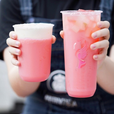 Custom Logo 500ml 16oz PP Injection Clear Cups Smoothie Cold Drink Milktea Boba Bubble Takeaway Cups