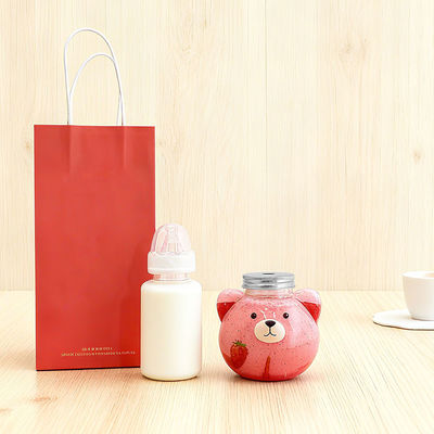 Factory Wholesale Production of 700ml Heart Shape Beverage Juice Bottle With Screw Lid
