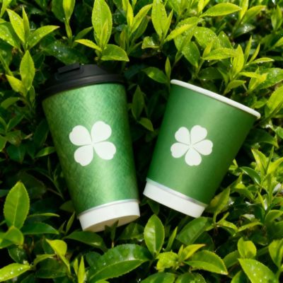 Disposable 90mm Thick Double-layer Cold and Hot Drink General Paper Cup Hollow Paper Cup for Milk Tea 