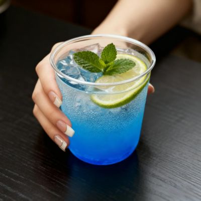 PP Boba Cup Custom Logo Disposable Plastic Cups Soft Clear Bubble Tea Plastic Cup with Lids and Straws