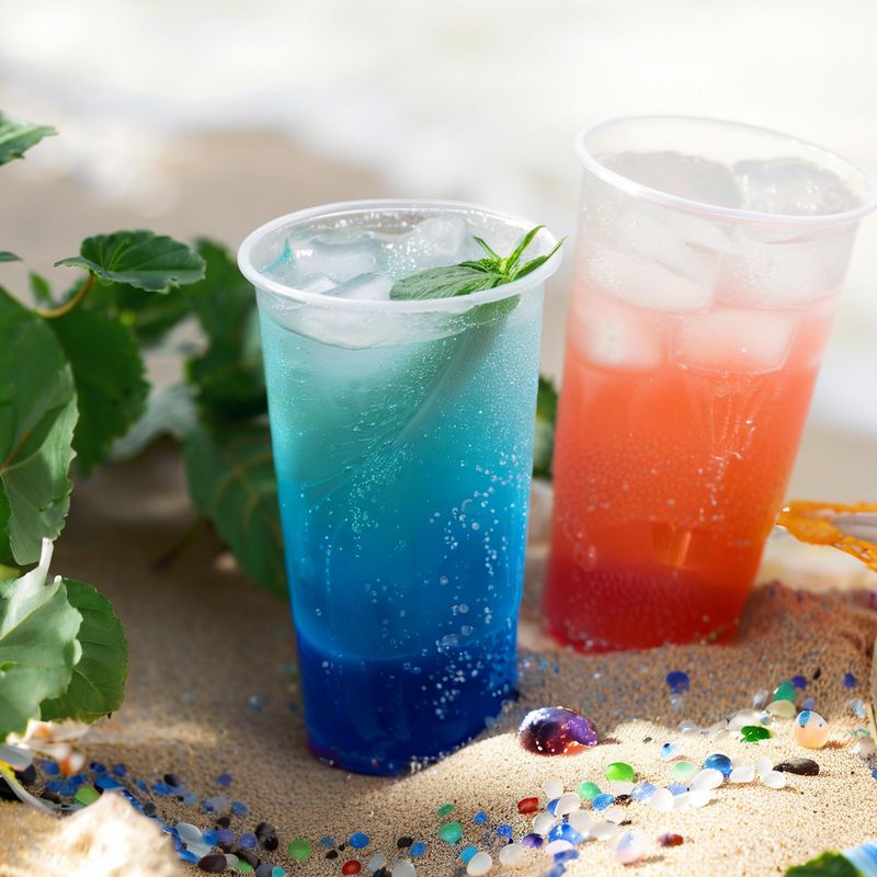 Food Grade Takeout Cold Drink Cups Custom Logo Print 12oz PP Clear Bubble Tea Cups for Summer 