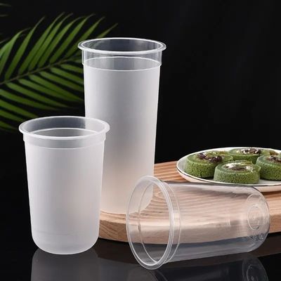 Gefrorene Einwegglasbecher Einwegglasbecher
