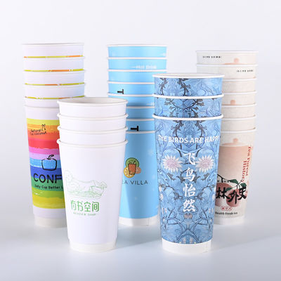 Goede prijs. Duurzame, recyclebare dubbelwandpapierbekers met klantlogo's online