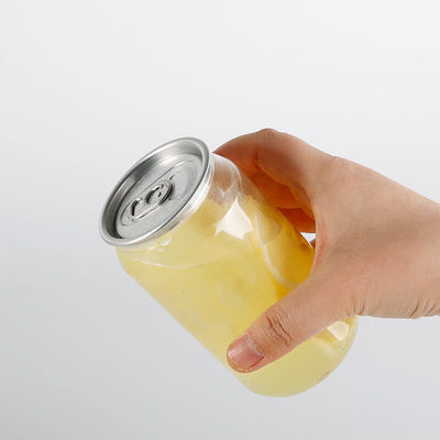 Un buon prezzo. Bottiglie di bevande in plastica in PET OEM di grado alimentare da 300 ml con coperchio in linea