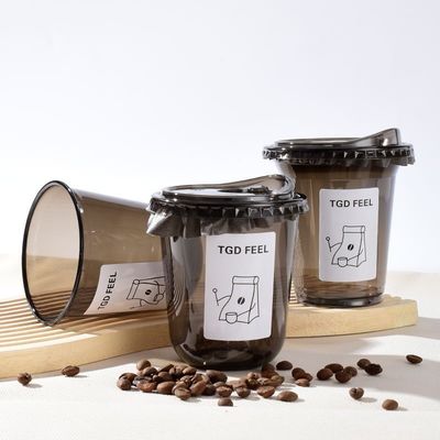 12oz 14oz 16oz 20oz PET Coppe di plastica con coperchi cannucce Silk Screen Print