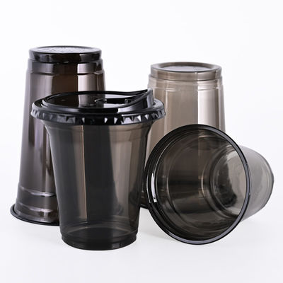 Tragbare schwarz gedruckte Tierbecher 20 Oz Tierbecher für Tee Getränke Milch