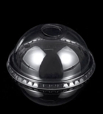Goede prijs. Koffie sap thee helder drank Plastic cup dome deksels met rond gat online