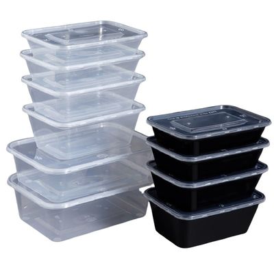 Un buon prezzo. Contenitore alimentare monouso in PP con coperchio impilabile in linea