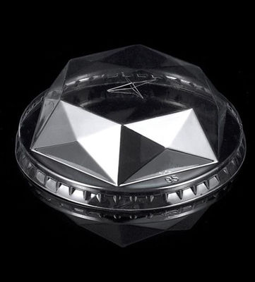 좋은 가격 90mm 98mm Custom Shape 플라스틱 컵 뚜껑 에코 친화적 인 크로스 홀 온라인으로