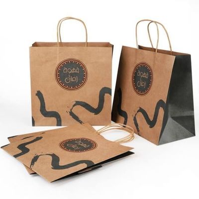 Ein guter Preis. Öko-bewusste, stilvolle Papiertaschen zum Mitnehmen mit Griff für Veranstaltungen und Partys Online
