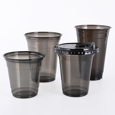 Un buon prezzo. Bevande fredde usa e getta Pet 16 Oz Tazze Pet Tazze di plastica con coperchio in linea