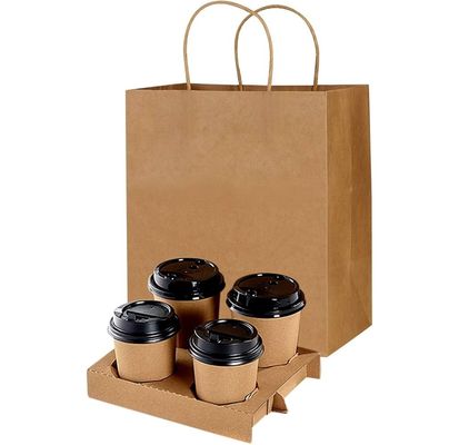Un buon prezzo. Sacchetti per porta via personalizzati compostabili sostenibili per negozi e aziende alimentari in linea