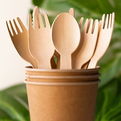 Ein guter Preis. Nachhaltige Einweg-Kompostierbare Holzbeuteln mit OEM-ODM-Service Online