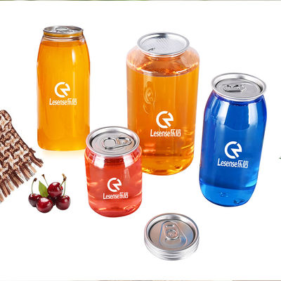 Ein guter Preis. Umweltfreundliche 330 ml klare PET-Getränkebehälter mit Zugringkappe für Safttee Online