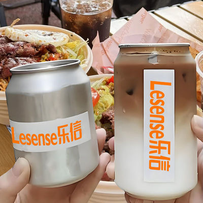 Un buon prezzo. Bottiglie di bevande in plastica in PET da 350 ml a 650 ml con anello di alluminio per il caffè e il tè da bere a freddo in linea