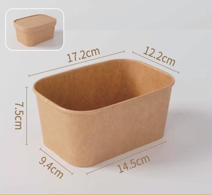 Un buon prezzo. Contenitori alimentari in carta monouso ecologici OEM ODM con forte supporto in linea