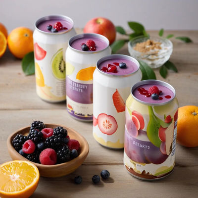 Un buen precio. Compras al por mayor Logotipo personalizado Botellas de plástico enlatadas de PET desechables para alimentos con tapa fácilmente abierta en línea
