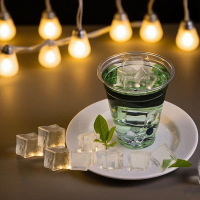 Custom Disposable PET Plastic Cups 96 Caliber 260ml 370ml 410ml 480ml Juice Drink Bubble Tea Cups